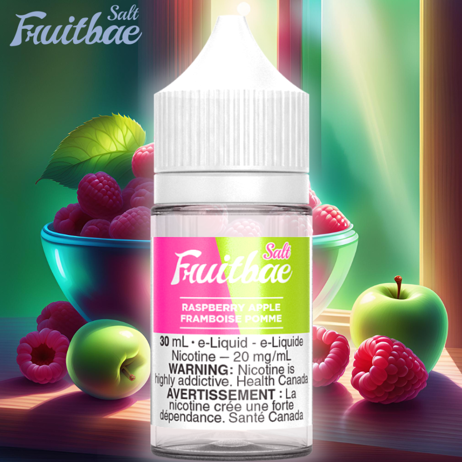 Raspberry Sour Apple by Fruitbae Salt Winkler Vape SuperStore and Bong Shop Manitoba Canada