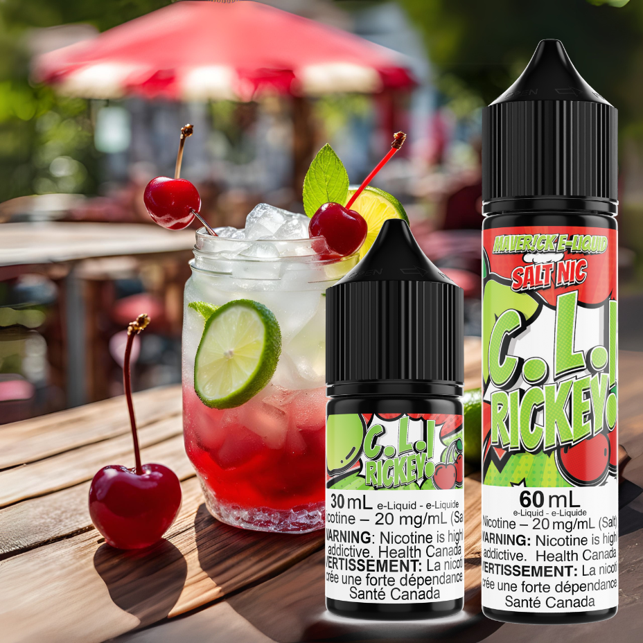 CL Rickey Salt by Maverick E-Liquid 60ml and 30mL / 20mg Winkler Vape SuperStore and Bong Shop Manitoba Canada