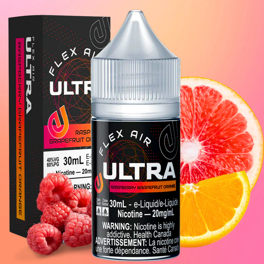 Flex Air Ultra Salt-Raspberry Grapefruit Orange Winkler Vape SuperStore and Bong Shop Manitoba Canada