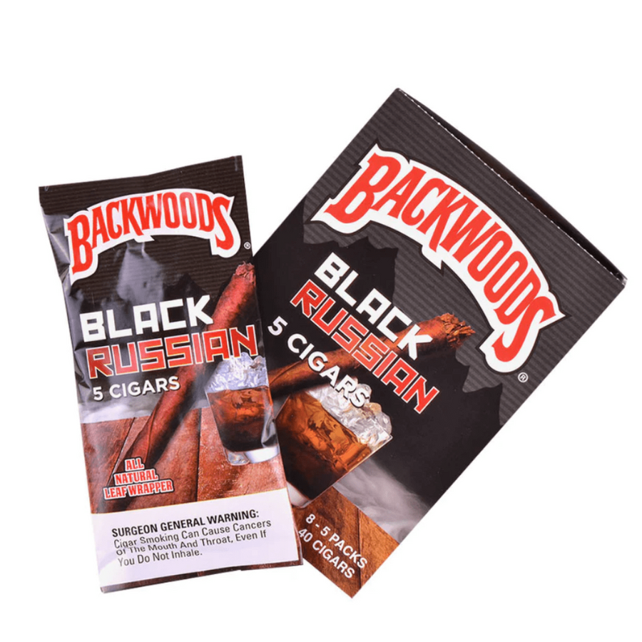 Backwoods Cigars-Black Russian 5/pkg Winkler Vape SuperStore and Bong Shop Manitoba Canada