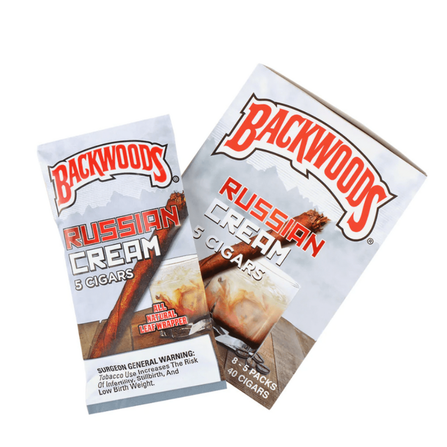 Backwoods Cigars-Russian Cream 5/pkg Winkler Vape SuperStore and Bong Shop Manitoba Canada