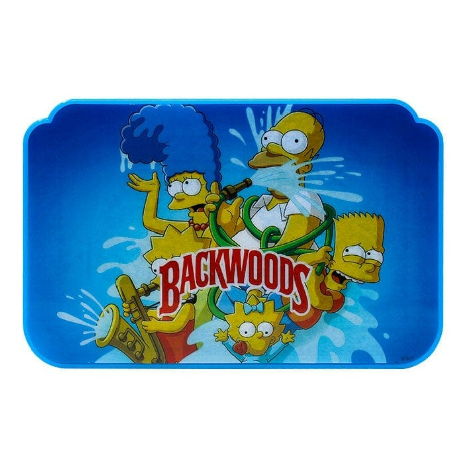 Backwoods LED Glow Rolling Tray-Bart Simpson Design 9"x6" Winkler Vape SuperStore and Bong Shop Manitoba Canada