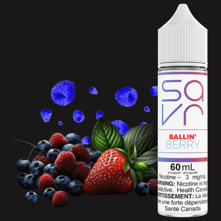 Ballin' Berry by Savr E-Liquid Winkler Vape SuperStore and Bong Shop Manitoba Canada