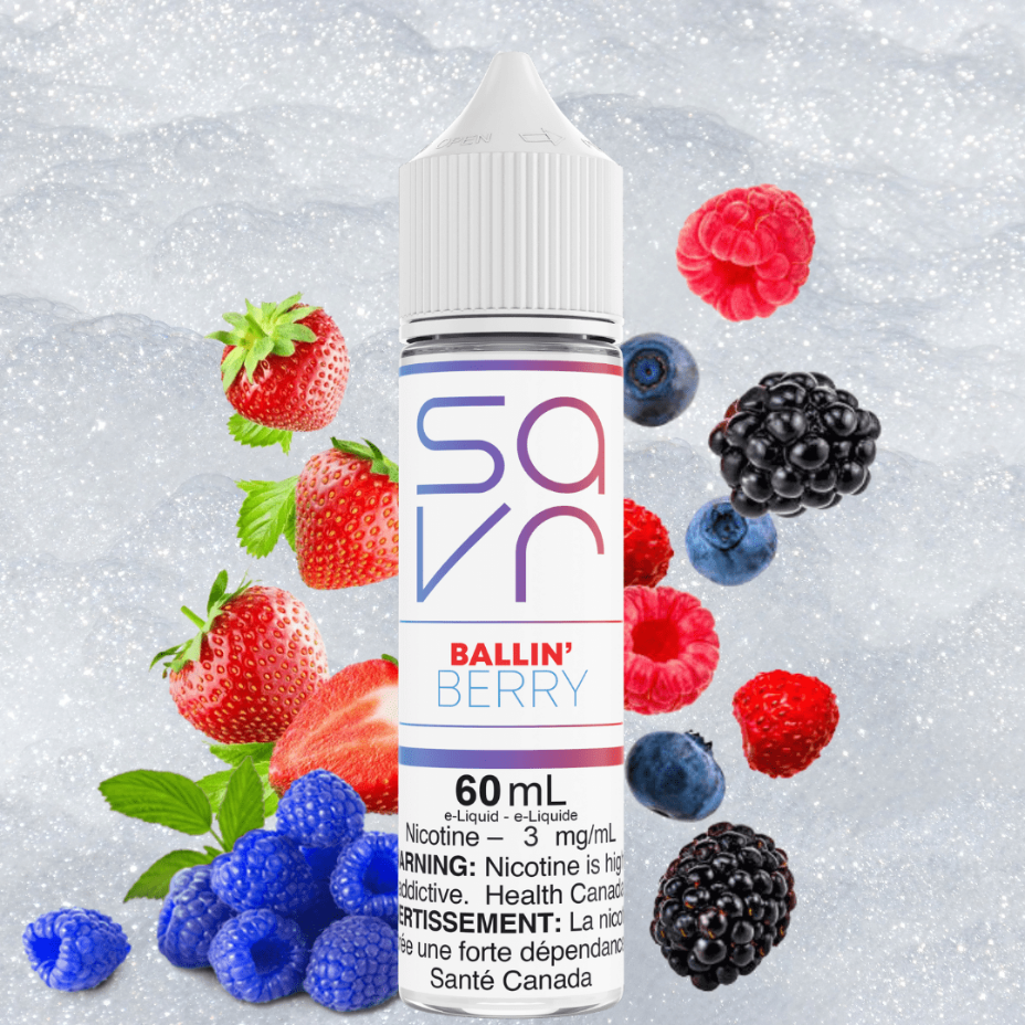 Ballin' Berry by Savr E-Liquid Winkler Vape SuperStore and Bong Shop Manitoba Canada