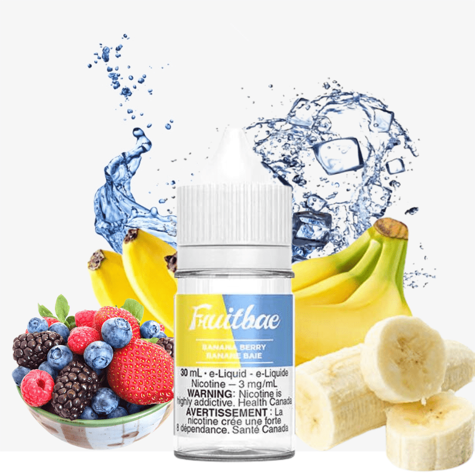 Banana Berry Salt by Fruitbae E-liquid 12mg Winkler Vape SuperStore and Bong Shop Manitoba Canada