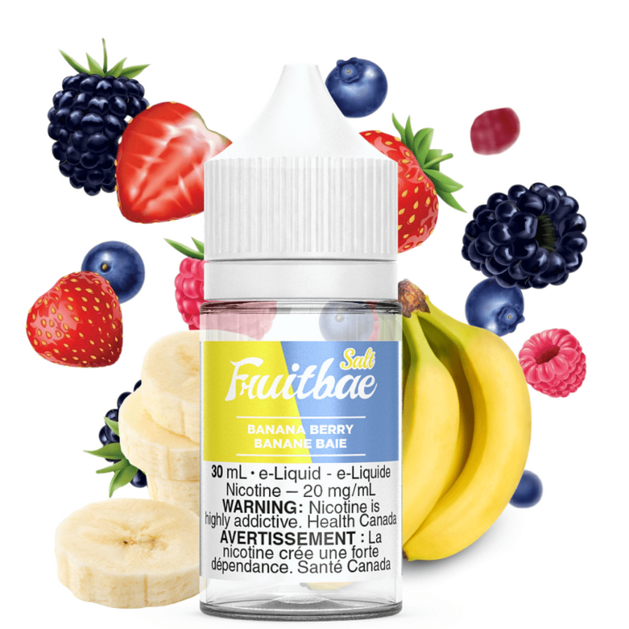 Banana Berry Salt by Fruitbae E-liquid Winkler Vape SuperStore and Bong Shop Manitoba Canada