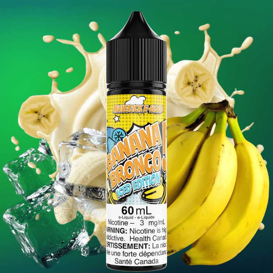 Banana Bronco Iced by Maverick E-Liquid Winkler Vape SuperStore and Bong Shop Manitoba Canada