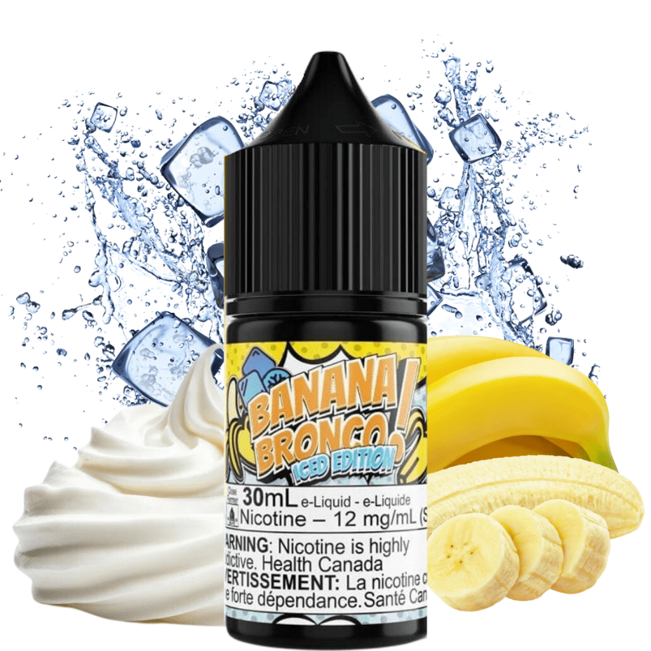 Banana Bronco Iced Salt by Maverick E-Liquid 30ml / 12mg Winkler Vape SuperStore and Bong Shop Manitoba Canada