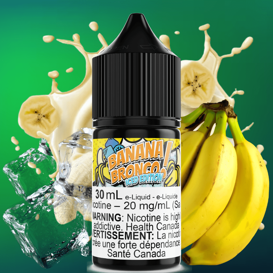 Banana Bronco Iced Salt by Maverick E-Liquid Winkler Vape SuperStore and Bong Shop Manitoba Canada