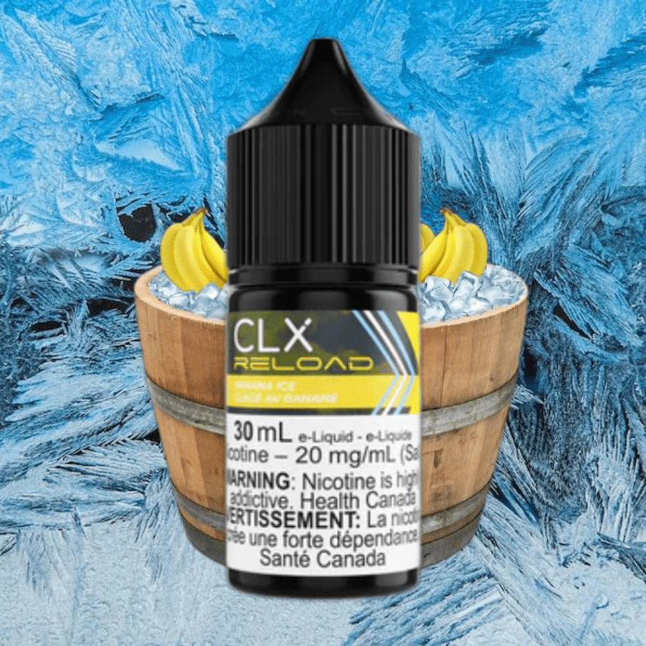 Banana Ice Salt by CLX Reload E-Liquid Winkler Vape SuperStore and Bong Shop Manitoba Canada