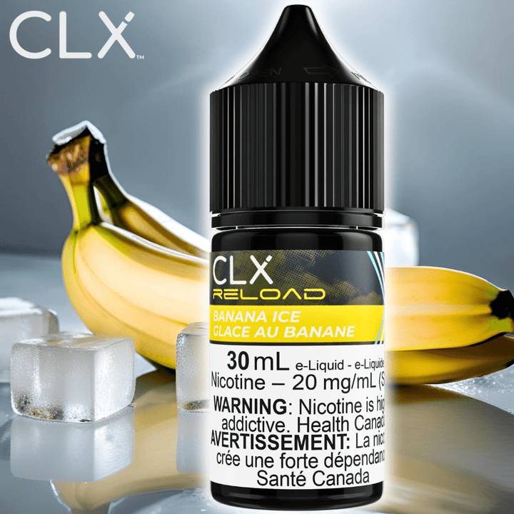 Banana Ice Salt by CLX Reload E-Liquid Winkler Vape SuperStore and Bong Shop Manitoba Canada