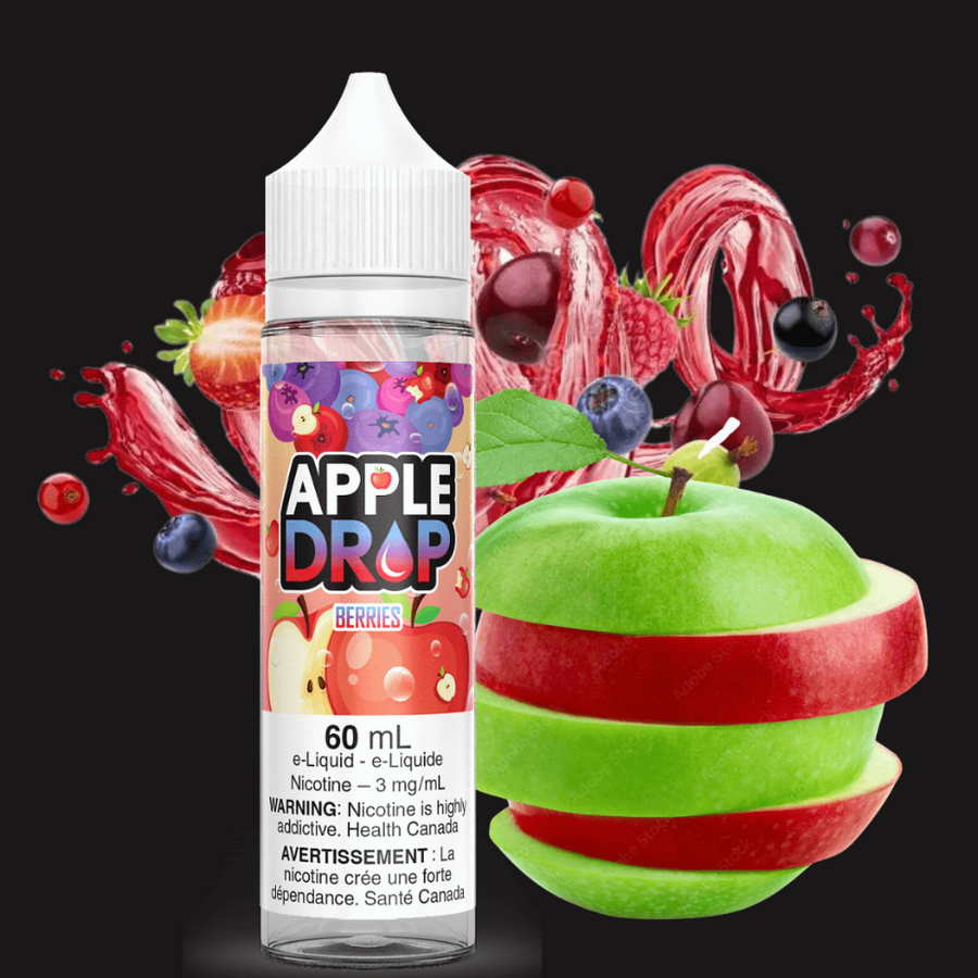 Berries by Apple Drop E-Liquid 3mg / 60ml Winkler Vape SuperStore and Bong Shop Manitoba Canada