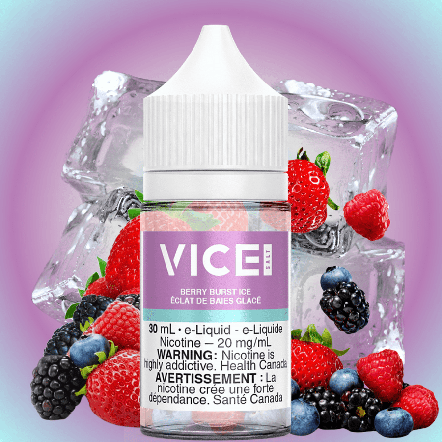 Berry Burst Ice Salt by Vice E-liquid 30ml / 12mg Winkler Vape SuperStore and Bong Shop Manitoba Canada