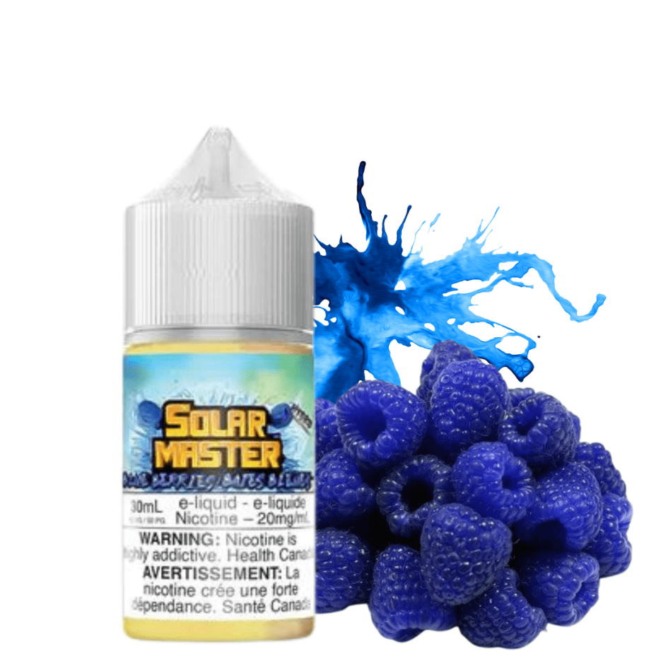 Blue Berries Salt by Solar Master E-Liquid 12mg Winkler Vape SuperStore and Bong Shop Manitoba Canada