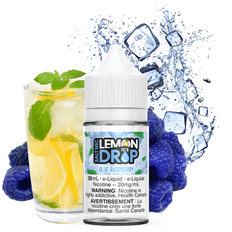 Blue Raspberry Ice Salt by Lemon Drop E-liquid 12mg Winkler Vape SuperStore and Bong Shop Manitoba Canada