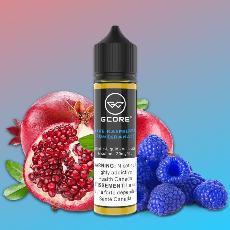 Blue Raspberry Pomegranate Salt by GCORE 60ml 20mg Winkler Vape SuperStore and Bong Shop Manitoba Canada