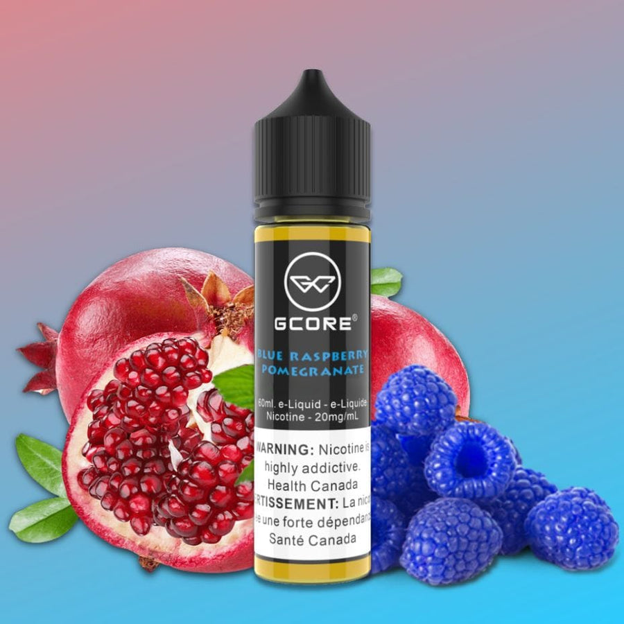 Blue Raspberry Pomegranate Salt by GCORE 60ml 20mg Winkler Vape SuperStore and Bong Shop Manitoba Canada