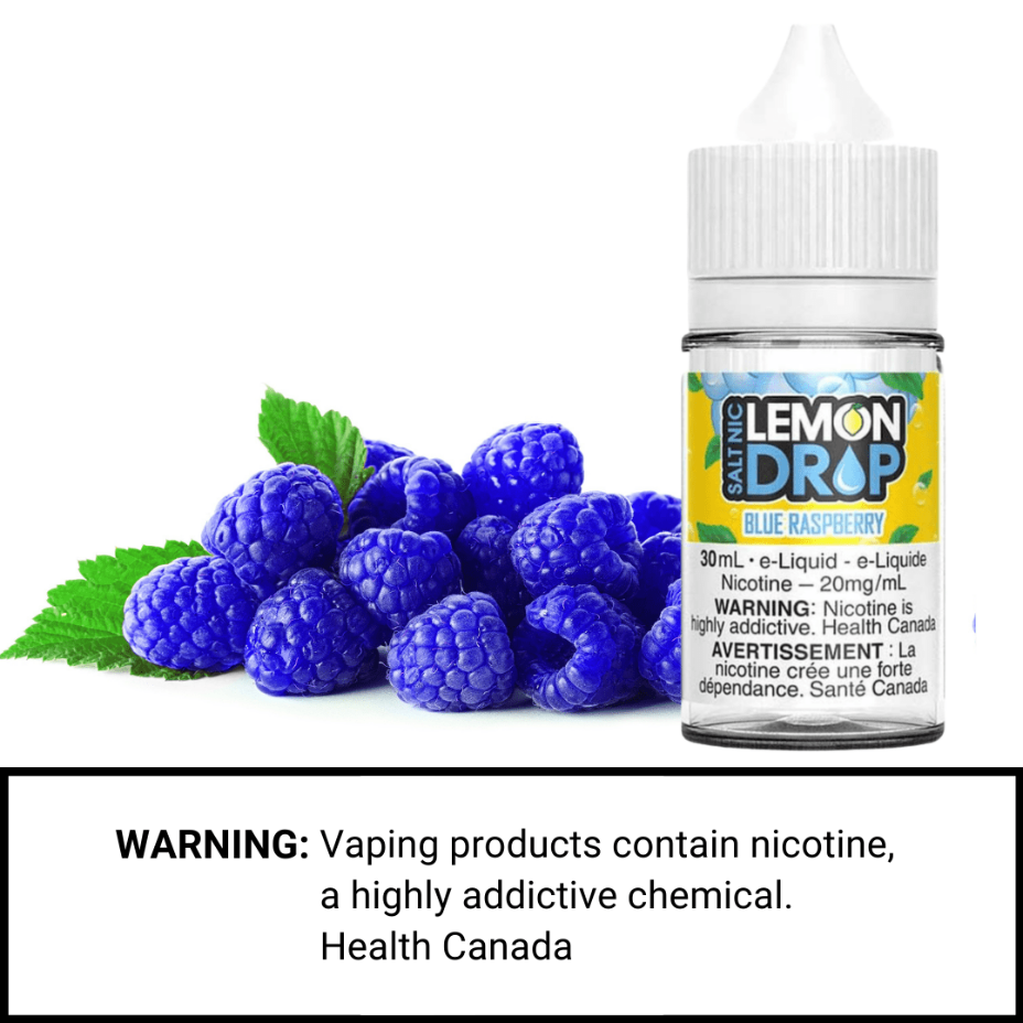 Blue Raspberry Salt by Lemon Drop E-Liquid Winkler Vape SuperStore and Bong Shop Manitoba Canada