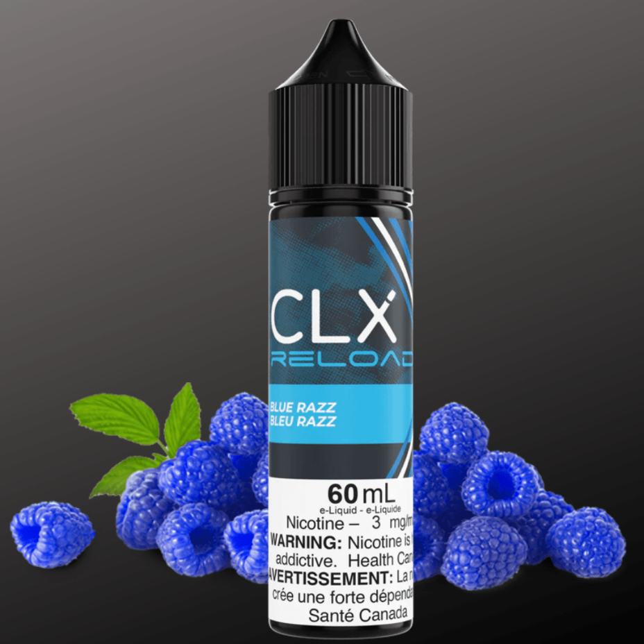 Blue Razz by CLX Reload E-liquid Winkler Vape SuperStore and Bong Shop Manitoba Canada