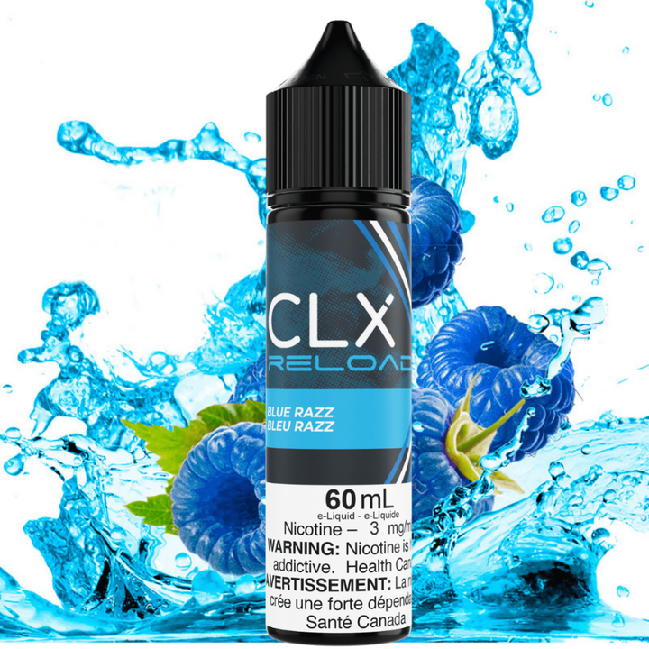 Blue Razz by CLX Reload E-liquid Winkler Vape SuperStore and Bong Shop Manitoba Canada