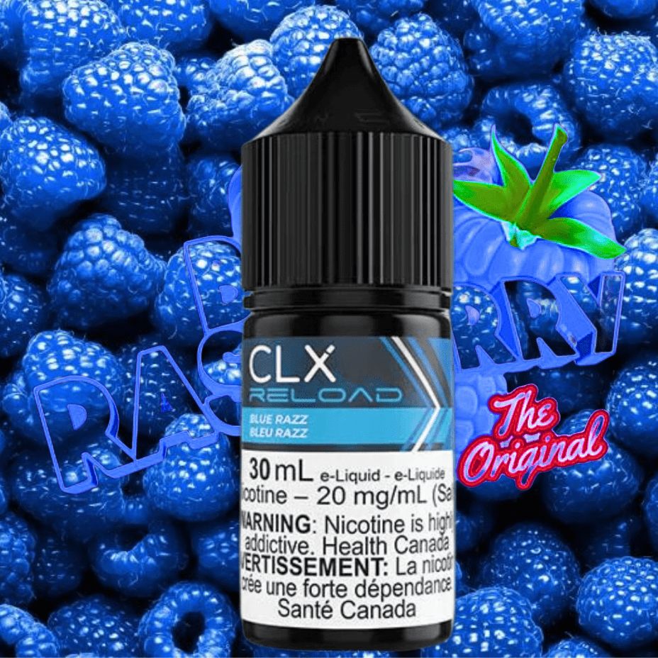 Blue Razz Salt by CLX Reload E-Liquid Winkler Vape SuperStore and Bong Shop Manitoba Canada