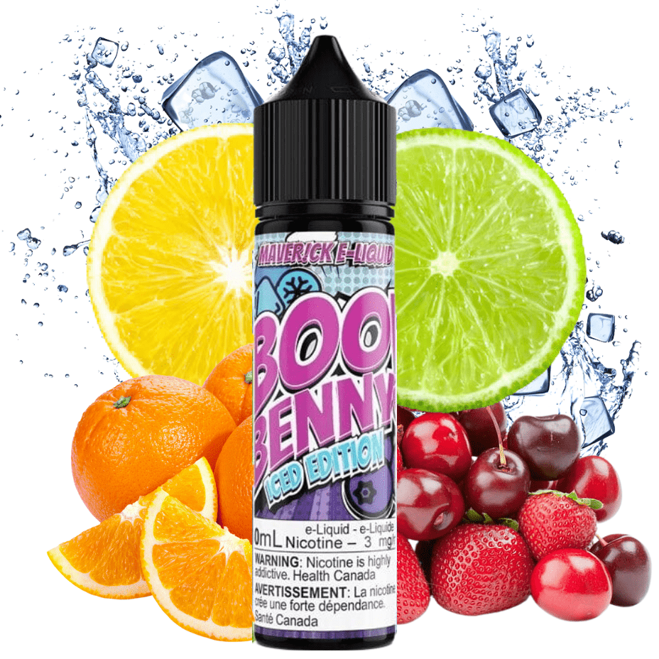 Boo Benny Ice by Maverick E-Liquid 60ml / 3mg Winkler Vape SuperStore and Bong Shop Manitoba Canada