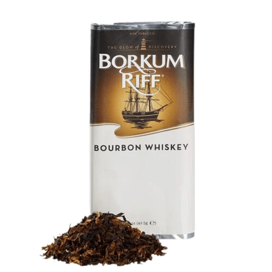 Borkum Riff Pipe Tobacco-Bourbon Whisky 50g Pouch Winkler Vape SuperStore and Bong Shop Manitoba Canada