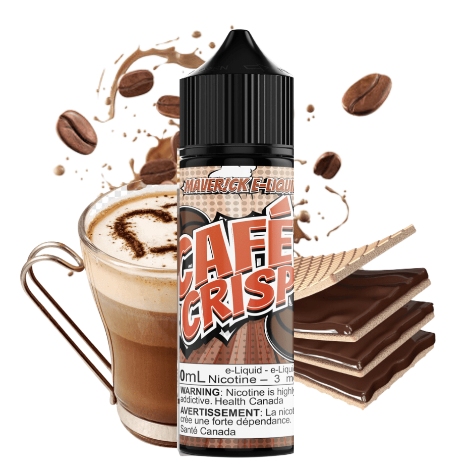 Cafe Crisp by Maverick E-Liquid Winkler Vape SuperStore and Bong Shop Manitoba Canada