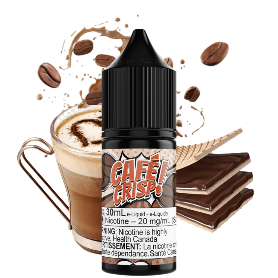 Cafe Crisp Salt by Maverick E-Liquid Winkler Vape SuperStore and Bong Shop Manitoba Canada