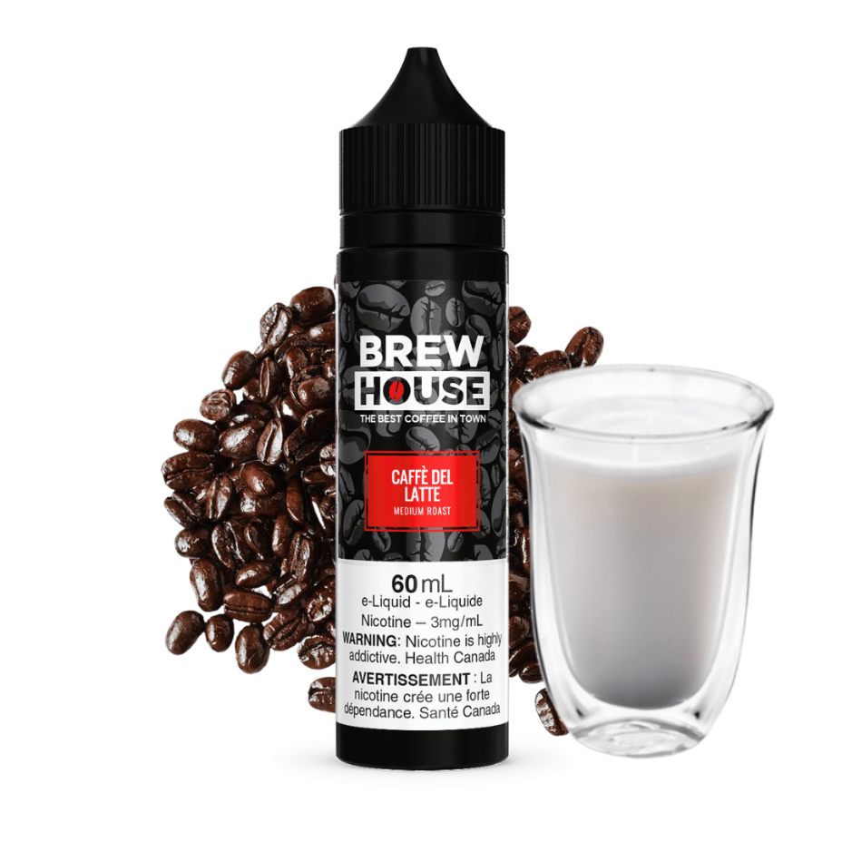 Caffe Del Latte by Brew House E-Liquid 60ml / 3mg Winkler Vape SuperStore and Bong Shop Manitoba Canada