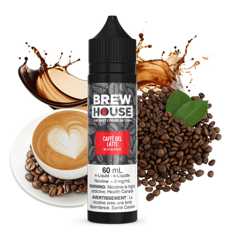 Caffe Del Latte by Brew House E-Liquid Winkler Vape SuperStore and Bong Shop Manitoba Canada