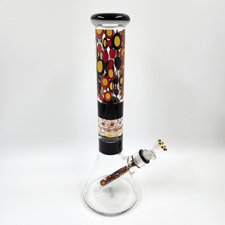 Cheech Glass 9mm Colorful Beaker 15" Winkler Vape SuperStore and Bong Shop Manitoba Canada