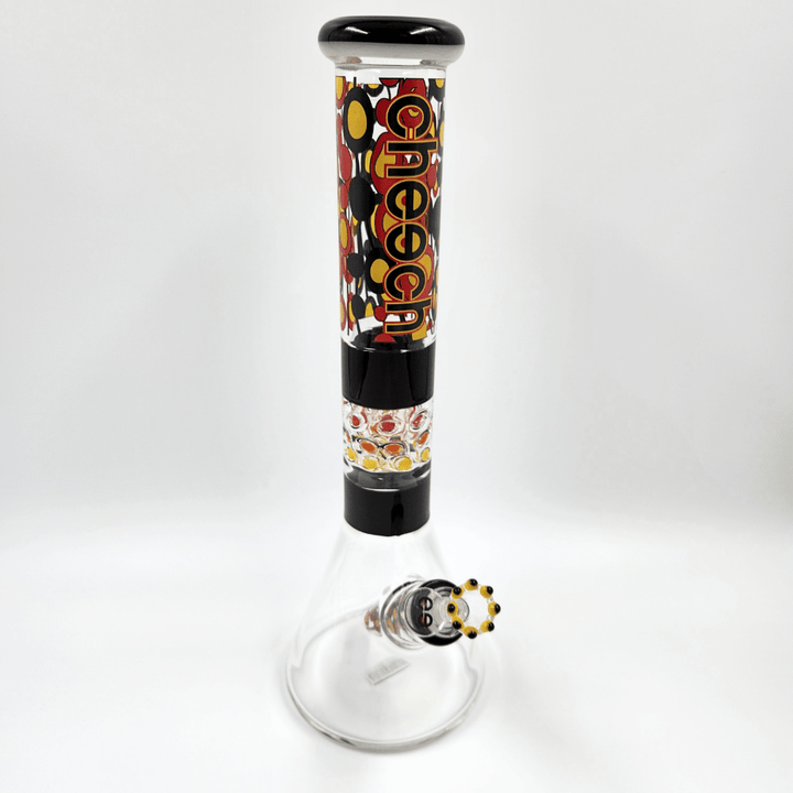 Cheech Glass 9mm Colorful Beaker 15" Winkler Vape SuperStore and Bong Shop Manitoba Canada