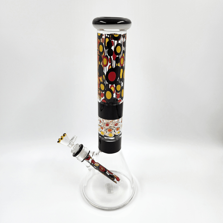 Cheech Glass 9mm Colorful Beaker 15" Winkler Vape SuperStore and Bong Shop Manitoba Canada