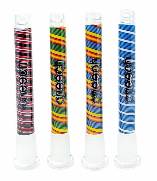 Cheech Glass Art Colorful Down Stems Winkler Vape SuperStore and Bong Shop Manitoba Canada