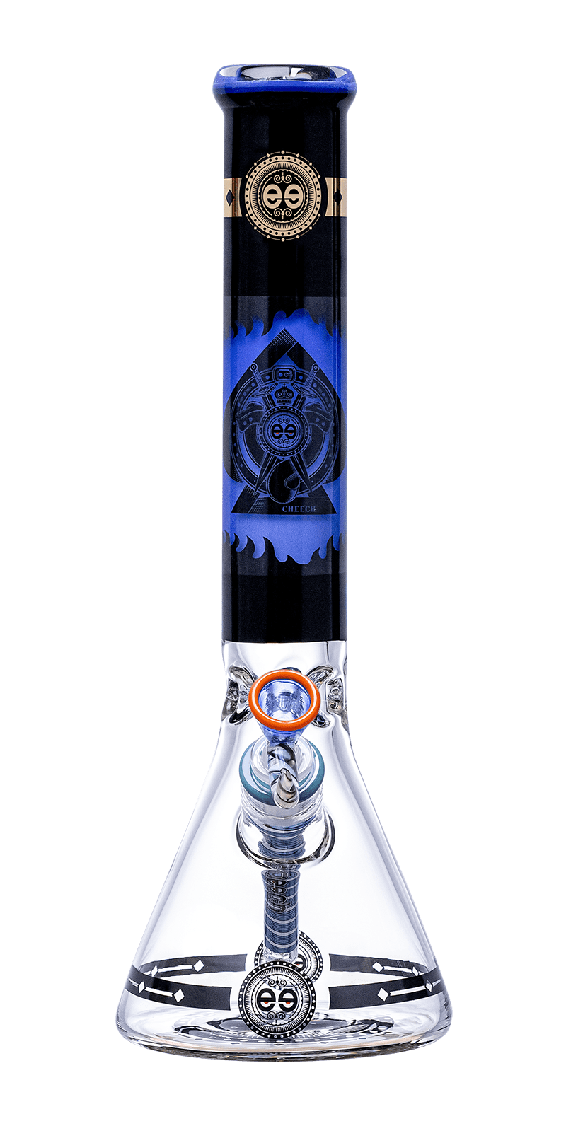 Cheech Glass-Protect the Crest Beaker 14" Winkler Vape SuperStore and Bong Shop Manitoba Canada