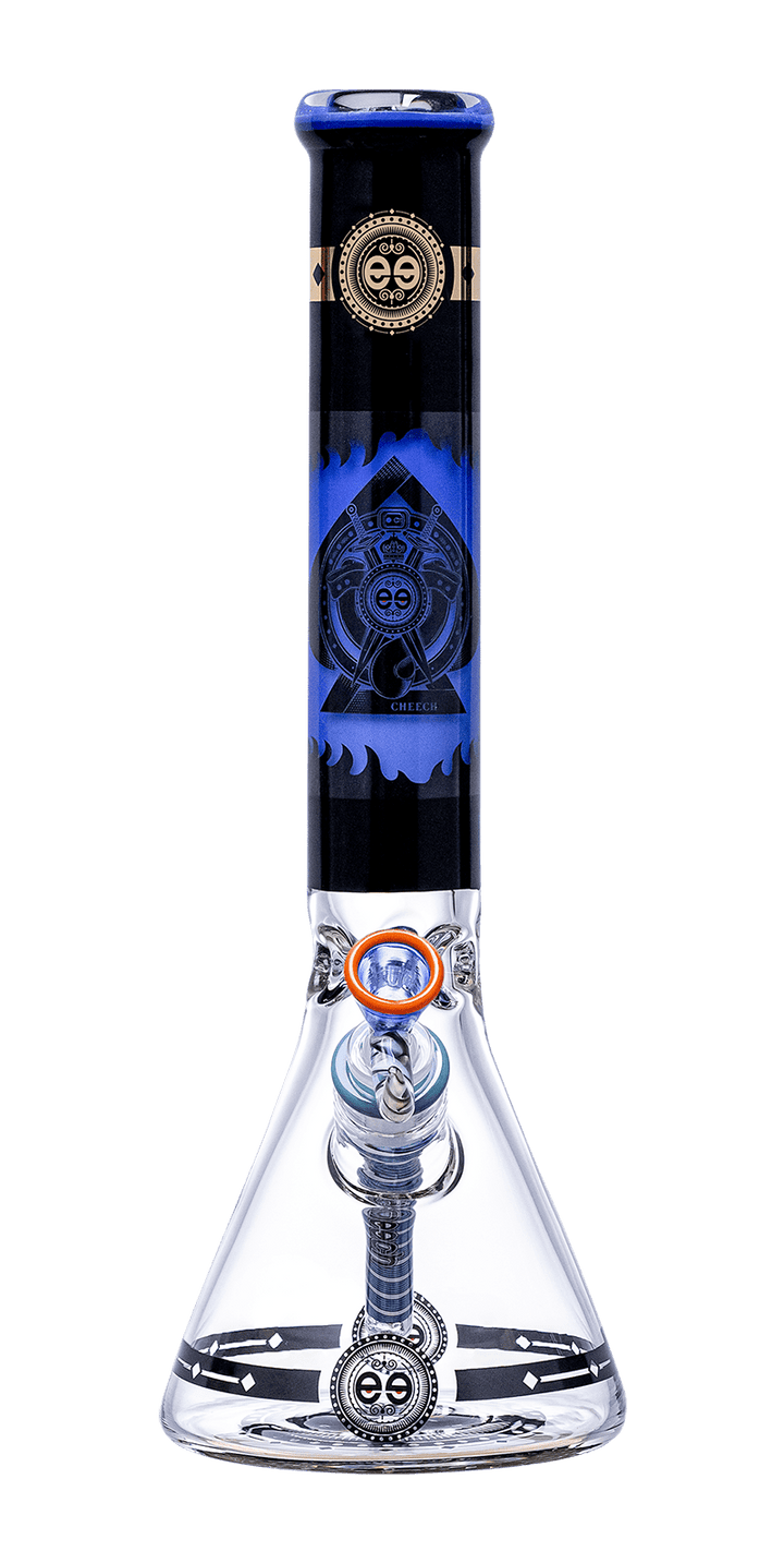 Cheech Glass-Protect the Crest Beaker 14" Winkler Vape SuperStore and Bong Shop Manitoba Canada