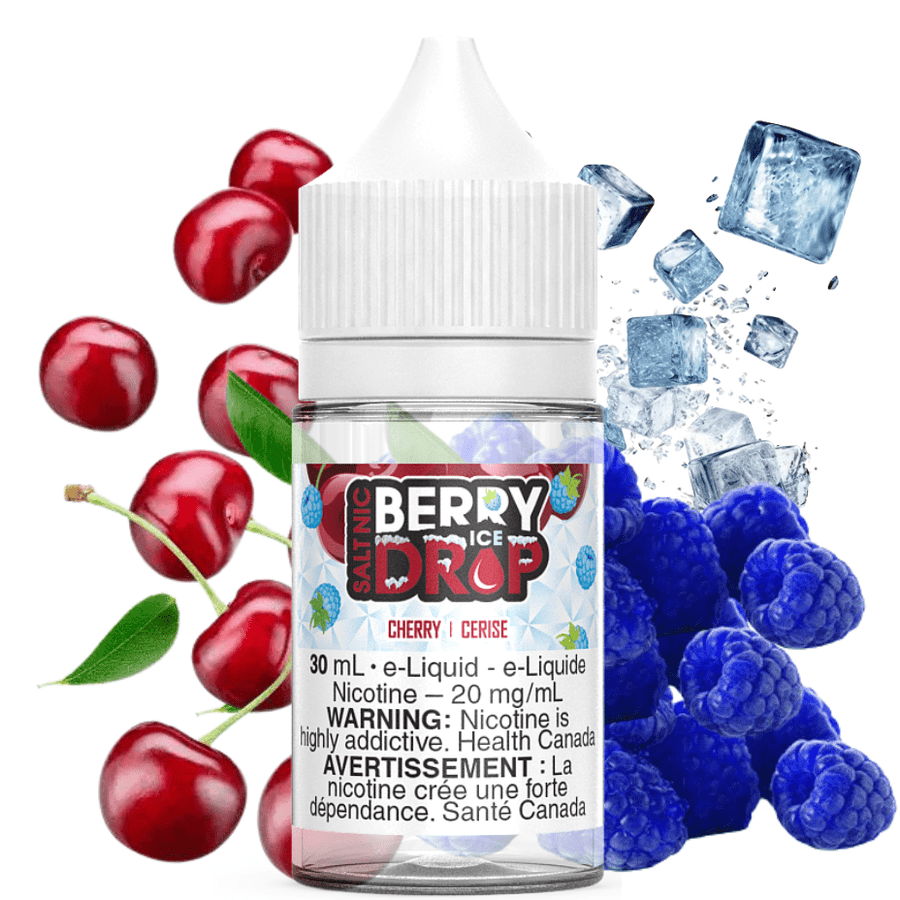 Cherry Ice Salt by Berry Drop E-liquid 30ml / 12mg Winkler Vape SuperStore and Bong Shop Manitoba Canada