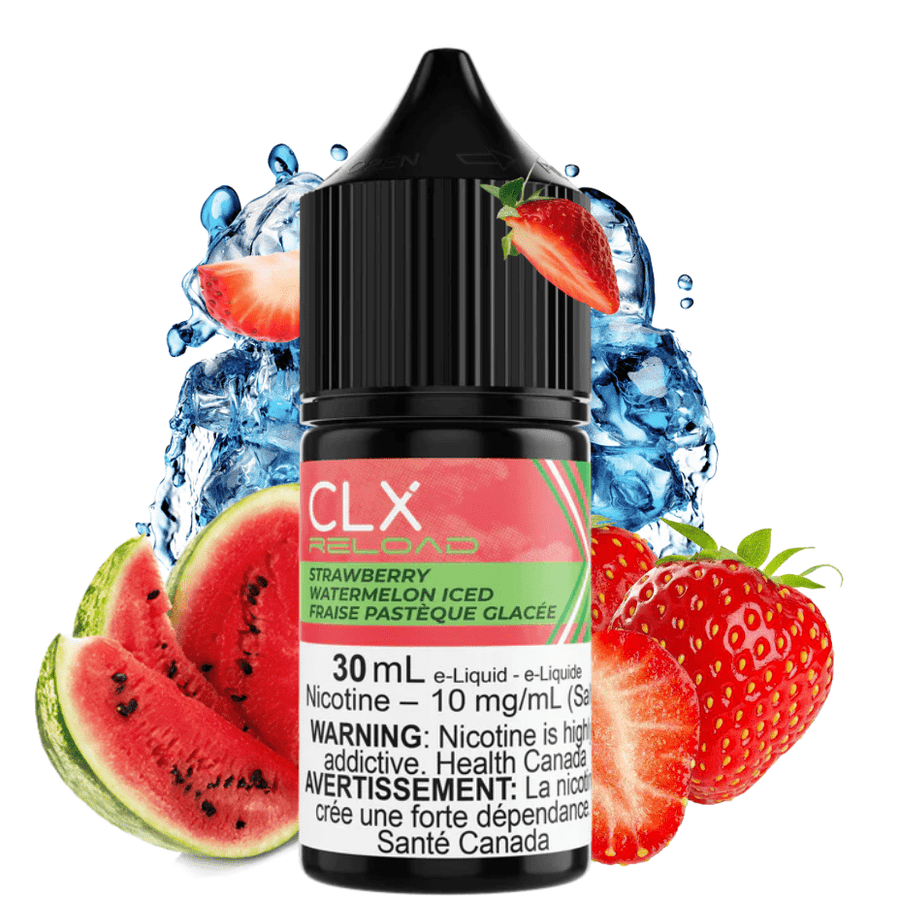 CLX Reload Salts-Strawberry Watermelon Iced 30ml / 10mg Winkler Vape SuperStore and Bong Shop Manitoba Canada