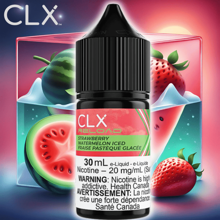 CLX Reload Salts-Strawberry Watermelon Iced Winkler Vape SuperStore and Bong Shop Manitoba Canada