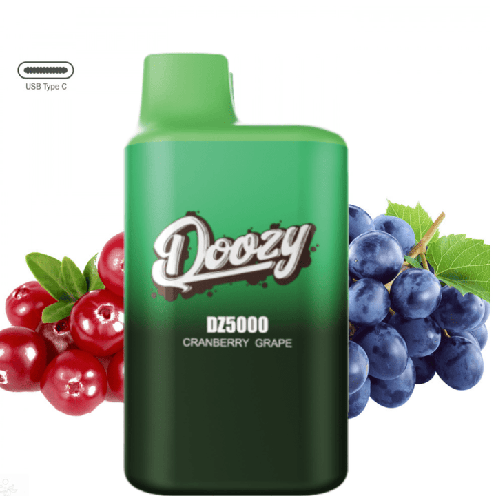 Doozy DZ5000 Disposable Vape-Cranberry Grape 5000 Puffs / 20mg Winkler Vape SuperStore and Bong Shop Manitoba Canada