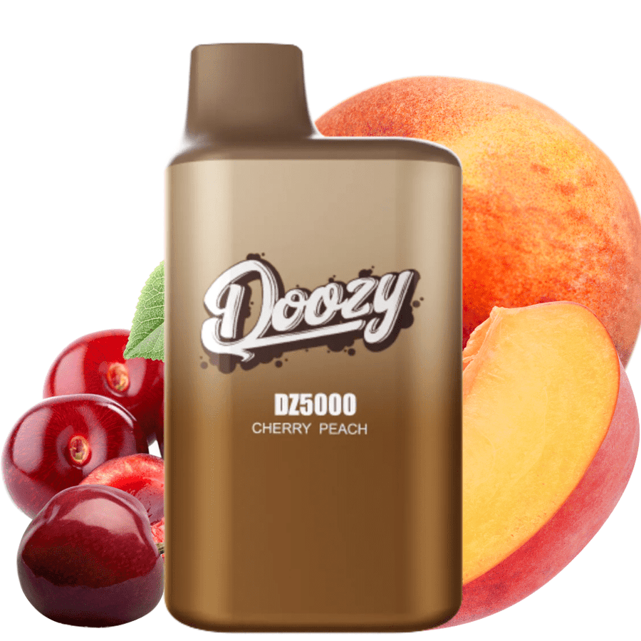 Doozy DZ5000 Rechargeable Disposable Vape-Cherry Peach 5000 Puffs / 20mg Winkler Vape SuperStore and Bong Shop Manitoba Canada