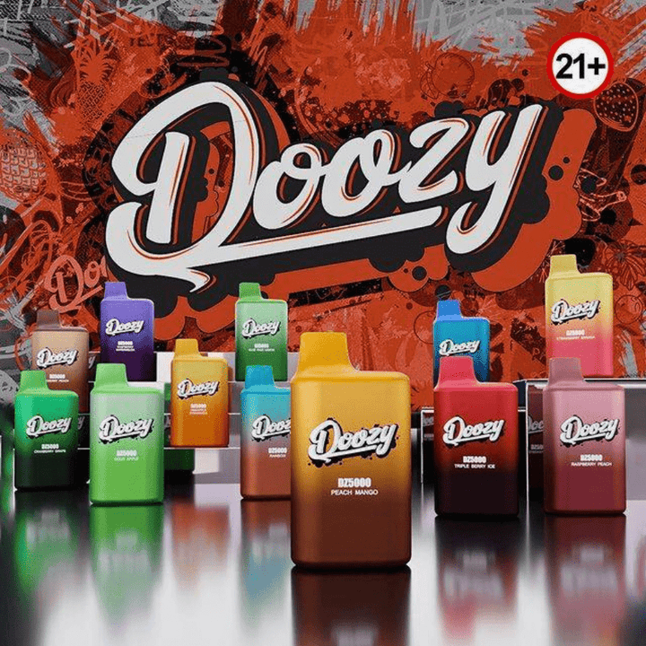 Doozy DZ5000 Rechargeable Disposable Vape-Cherry Peach 5000 Puffs / 20mg Winkler Vape SuperStore and Bong Shop Manitoba Canada