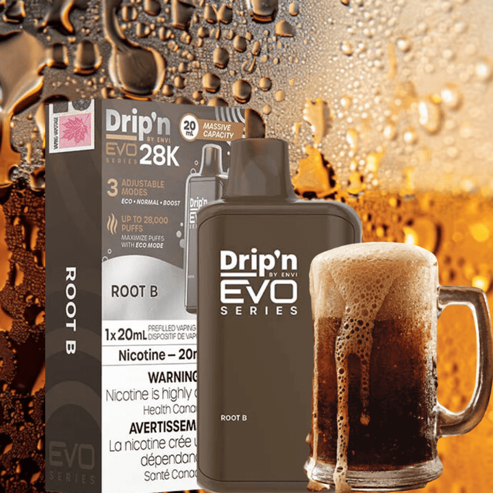 Drip'n by Envi EVO 28k Disposable Vape-Root B 28000 Puffs / 20mg Winkler Vape SuperStore and Bong Shop Manitoba Canada