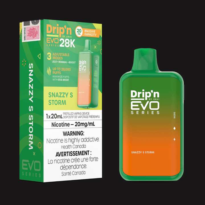 Drip'n by Envi EVO 28k Disposable Vape-Snazzy S Storm 28000 Puffs Winkler Vape SuperStore and Bong Shop Manitoba Canada