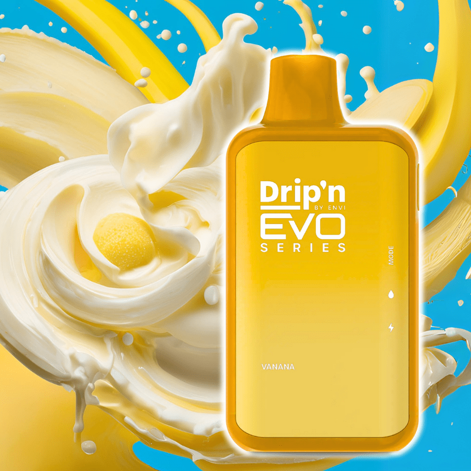 Drip'n by Envi EVO 28k Disposable Vape-Vanana 28000 Puffs / 20mg Winkler Vape SuperStore and Bong Shop Manitoba Canada