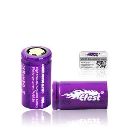 Efest IMR 18350 V2 700 mAh Battery Winkler Vape SuperStore and Bong Shop Manitoba Canada