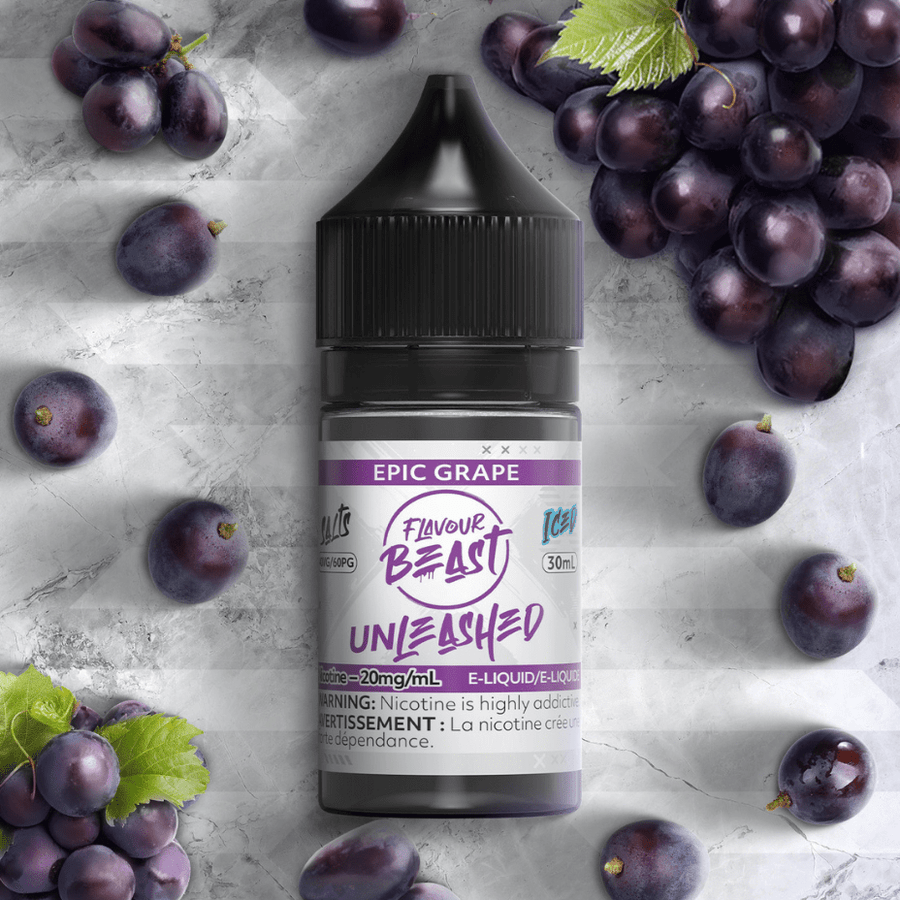 Epic Grape Salts By Flavour Beast Unleashed E-liquid 30ml / 20mg Winkler Vape SuperStore and Bong Shop Manitoba Canada