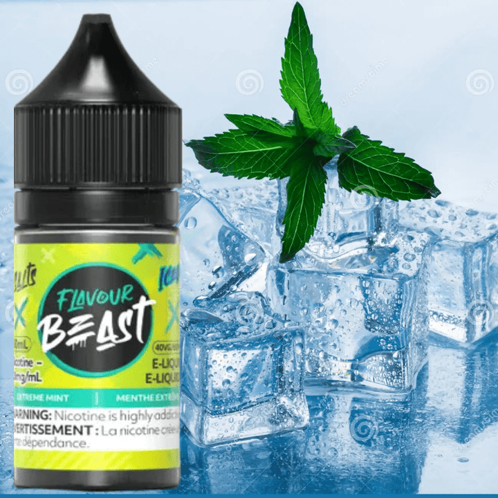 Extreme Mint Iced Salts by Flavour Beast E-liquid 20mg Winkler Vape SuperStore and Bong Shop Manitoba Canada