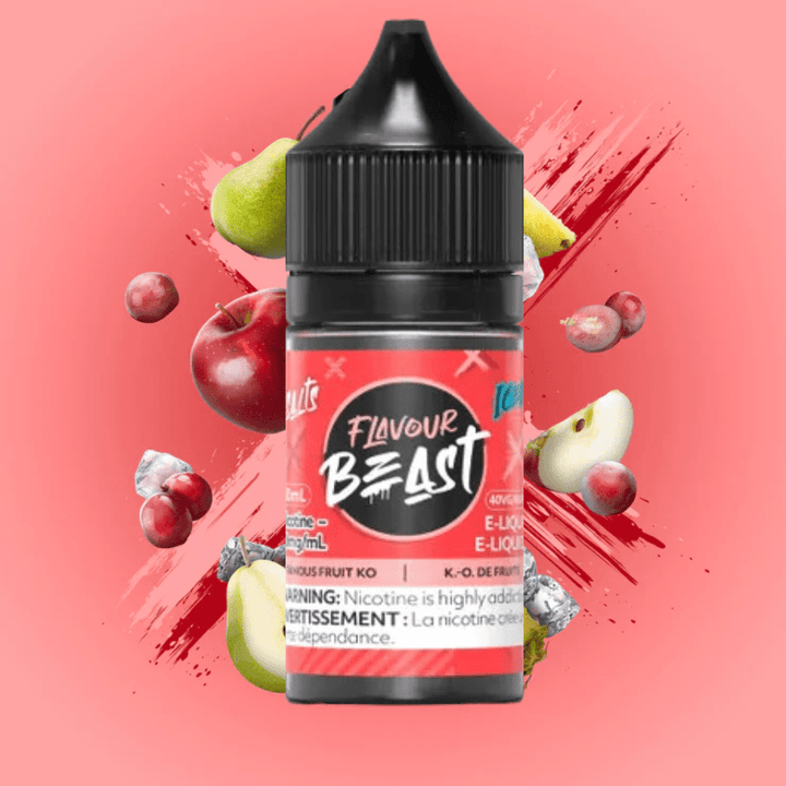 Famous Fruit KO Iced Salt by Flavour Beast E-liquid 20mg Winkler Vape SuperStore and Bong Shop Manitoba Canada